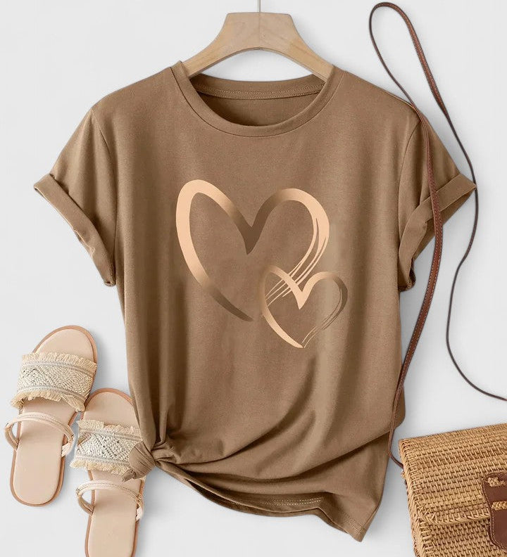 Lea | T-shirt confortable à manches courtes.