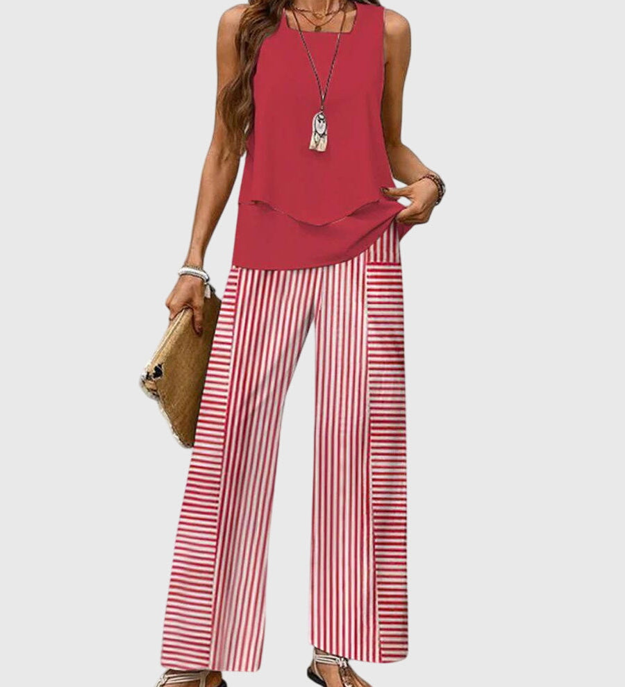 Brenda™ | Ensemble d'Été Élégant en 2 Pièces