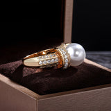 La Bague Couronne Perle