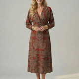 Lune | Robe Midi Wrap Naturelle