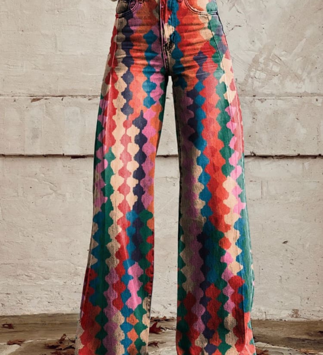 Amélie - Pantalon Boho Élégant