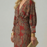 Lune | Robe Midi Wrap Naturelle