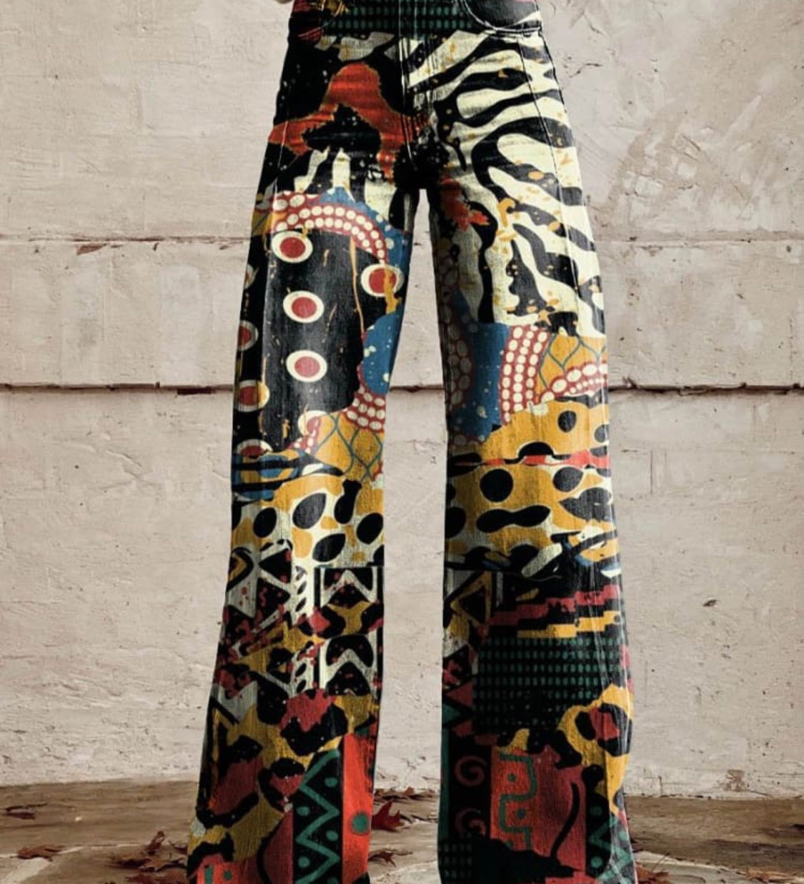 Élodie - Pantalon Large Élégant