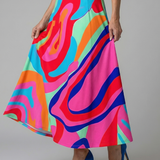Celine | Robe Midi Croisée à Col