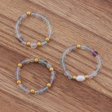 Harriet | Ensemble de Trois Bagues à Perles Facettées