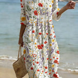 Nicole | Robe Florale Élégante