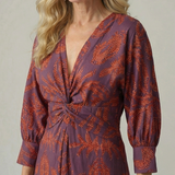 Lune | Robe Midi Wrap Naturelle