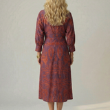 Lune | Robe Midi Wrap Naturelle
