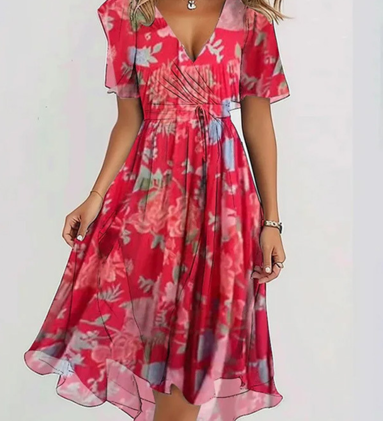Rosa | Robe d'été avec couverture du ventre
