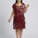 Alani | Robe Abstraite Composée Longueur Genou