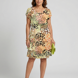 Nohea | Robe Abstract Structurée Longueur Genou