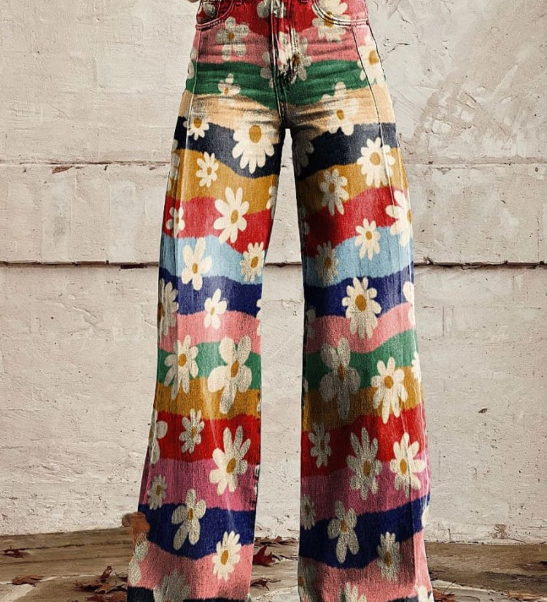 Léon - Pantalons Floraux Élégants