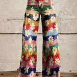 Léon - Pantalons Floraux Élégants