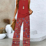 Ovelynra™ | Ensemble Haut Sans Manches et Pantalon Large
