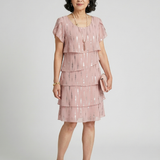 Makena | Robe longueur genou à pois