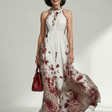 Orlune | Robe Maxi Plissée Blanche