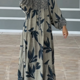 Anya | Robe ample à lanternes imprimées