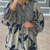 Anya | Robe ample à lanternes imprimées
