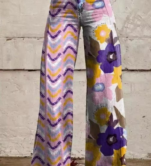 Isadora - Pantalons Fleuris Boho