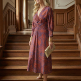 Lune | Robe Midi Wrap Naturelle