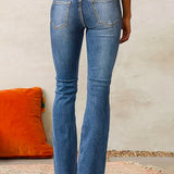 Mélanie | Jeans évasés taille haute