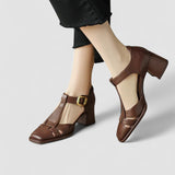 Elyxiana | Bébé Talons Bloc Bride en T
