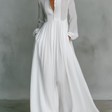 Serena | Robe Maxi Fluide à Boutons