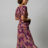 Calen | Robe Midi Décontractée à Épaules Dénudées