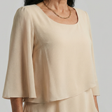 Della | Robe à manches évasées et longueur genou