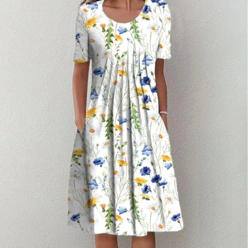 Carol | Robe en Coton avec Couverture du Ventre