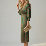 Lune | Robe Midi Wrap Naturelle