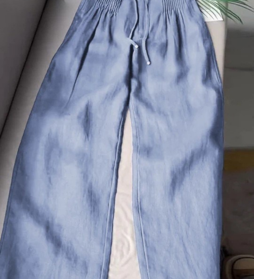 Camille | Pantalon Élegant à Jambe Large