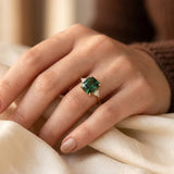 Bague Solitaire en Or Cushion
