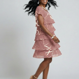 Hoku | Robe Abstraite Longueur Genou
