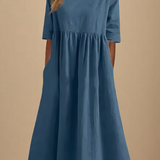 Miranda | Robe Classique à Manches Mi-Longues