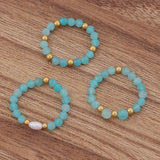 Harriet | Ensemble de Trois Bagues à Perles Facettées