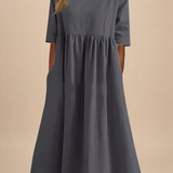 Miranda | Robe Classique à Manches Mi-Longues