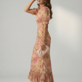 Vianne | Robe Maxi à Col Montant Doux