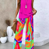 Ovelynra™ | Ensemble Haut Sans Manches et Pantalon Large