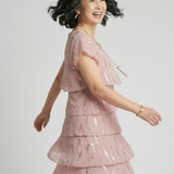 Makena | Robe longueur genou à pois