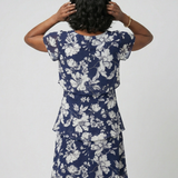 Thea | Robe florale subtile à longueur genou