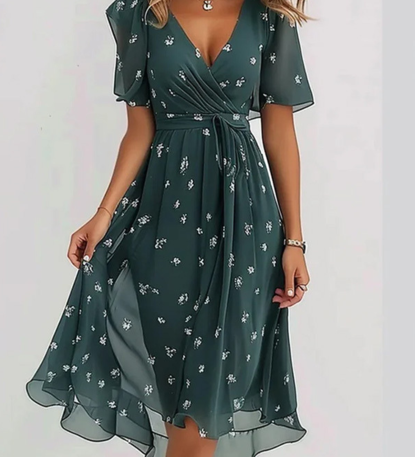 Rosa | Robe d'été avec couverture du ventre