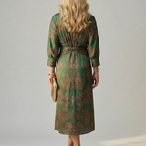Lune | Robe Midi Wrap Naturelle
