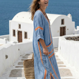 Avenor | Robe Midi à Structure Douce à Col en V