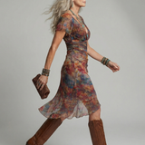 Aeris | Robe Midi Halter Silencieuse