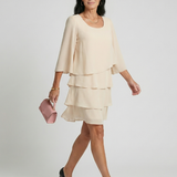 Della | Robe à manches évasées et longueur genou