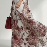 Orlune | Robe Maxi Plissée Blanche