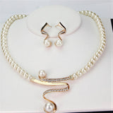 Ensemble de Collier en Perles Naturelles Élégantes