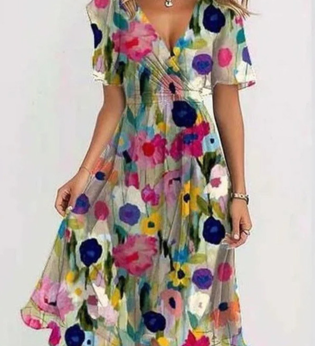Rosa | Robe d'été avec couverture du ventre