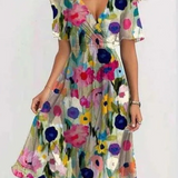 Rosa | Robe d'été avec couverture du ventre